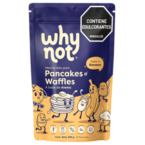 Mezcla Why Not 300 Gr pancakes banano