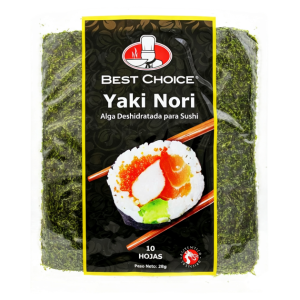 Nori Best Choice 48 x 10 hojas 140 Gr