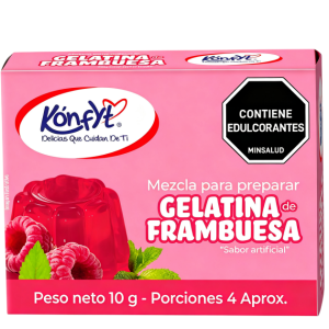 Gelatina frambuesa Konfyt 10 Gr