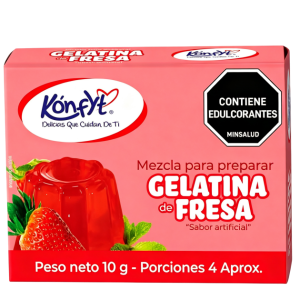 Gelatina Fresa Konfyt 10 Gr
