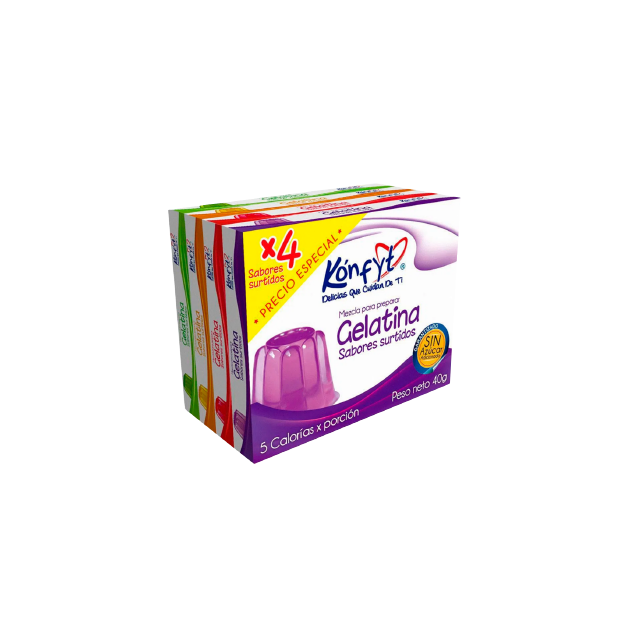 Gelatinapague3lleve4sinazucarKonfyt40Gr