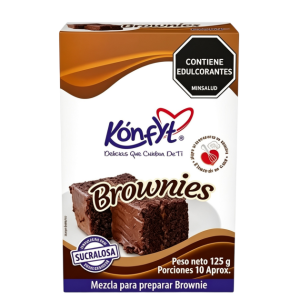 Mezcla para brownies sin azúcar Konfyt 250 Gr