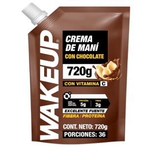 Crema Wakeup mani chocolate 720Gr