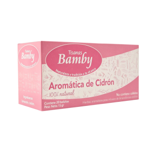 Aromática Bamby Cidrón 20 Bolsas