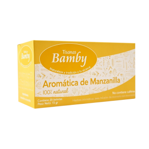 Aromática Bamby Manzanilla 20 Bolsas