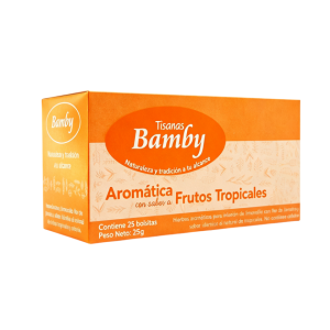 Aromática Bamby Frutos Tropicales 25 Bolsas