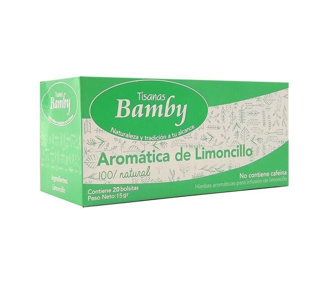 Aromática Bamby Limoncillo 20 Bolsas