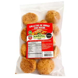 Galleta de Arroz con Avena Naruna – 120 g