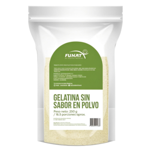 Gelatina Sin Sabor en Polvo Funat – 250 g