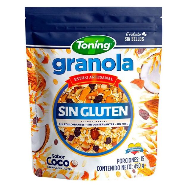 Granola sin gluten Coco 450 gr