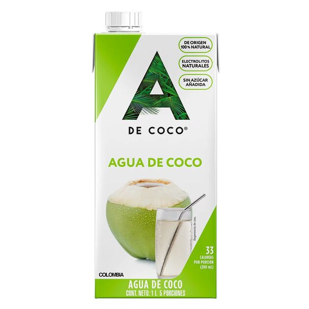Agua de Coco 100% Natural 1000 ml