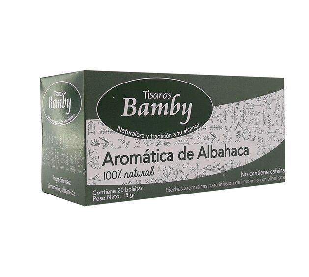 Aromática Bamby Albahaca 20 Bolsas