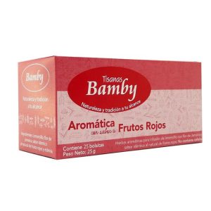 Aromática Bamby Frutos Rojos 25 Bolsas