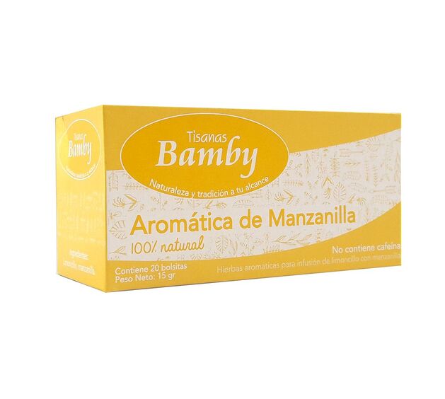 Aromática Bamby Manzanilla 20 Bolsas