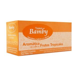 Aromática Bamby Frutos Tropicales 25 Bolsas