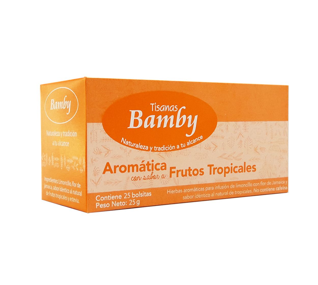 Aromática Bamby Frutos Tropicales 25 Bolsas