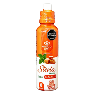 Stevia Líquida Sabor Caramelo Emiga Life 60 ml