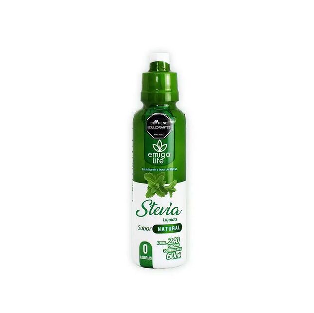 Stevia Líquida Natural Emiga Life 60 ml
