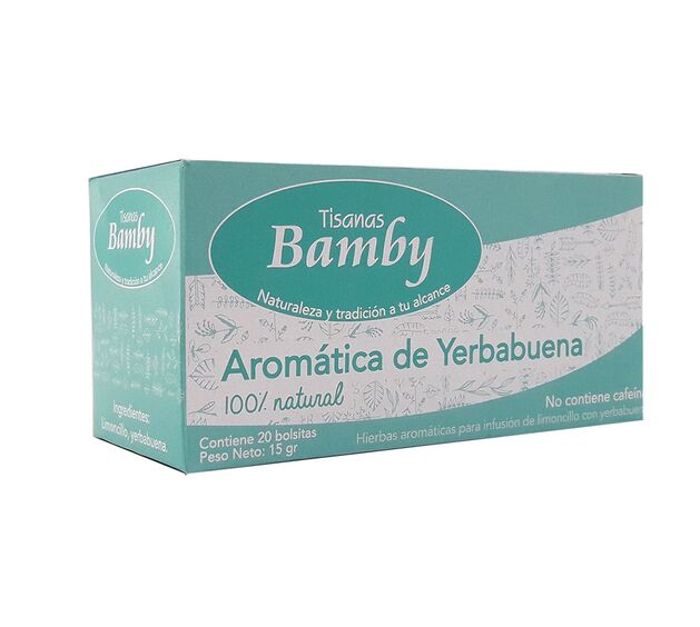 Aromática Bamby Yerbabuena 20 Bolsas